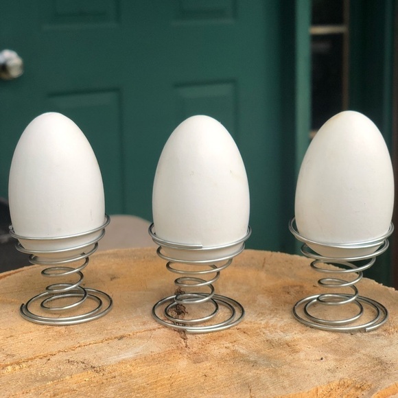 BEE Kind Farmhouse Wood Egg With Stand Decor Set - Picture 7 of 8
